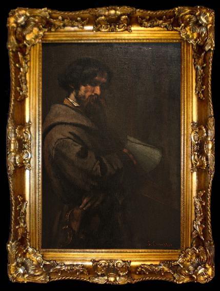 framed  Gustave Courbet Alphonse Promayet, ta009-2